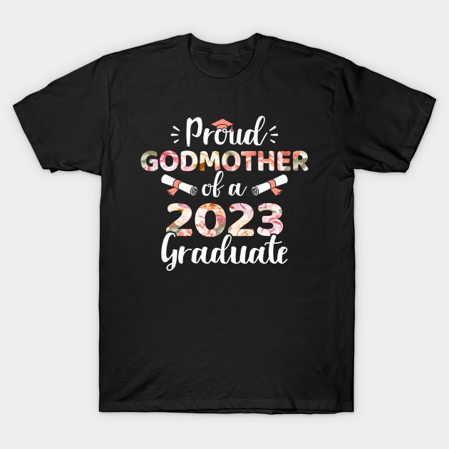 Proud godmother of a 2023 graduate for family graduation T-Shirt by Designzz